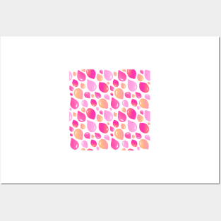 Pink Party Balloon Pattern Posters and Art